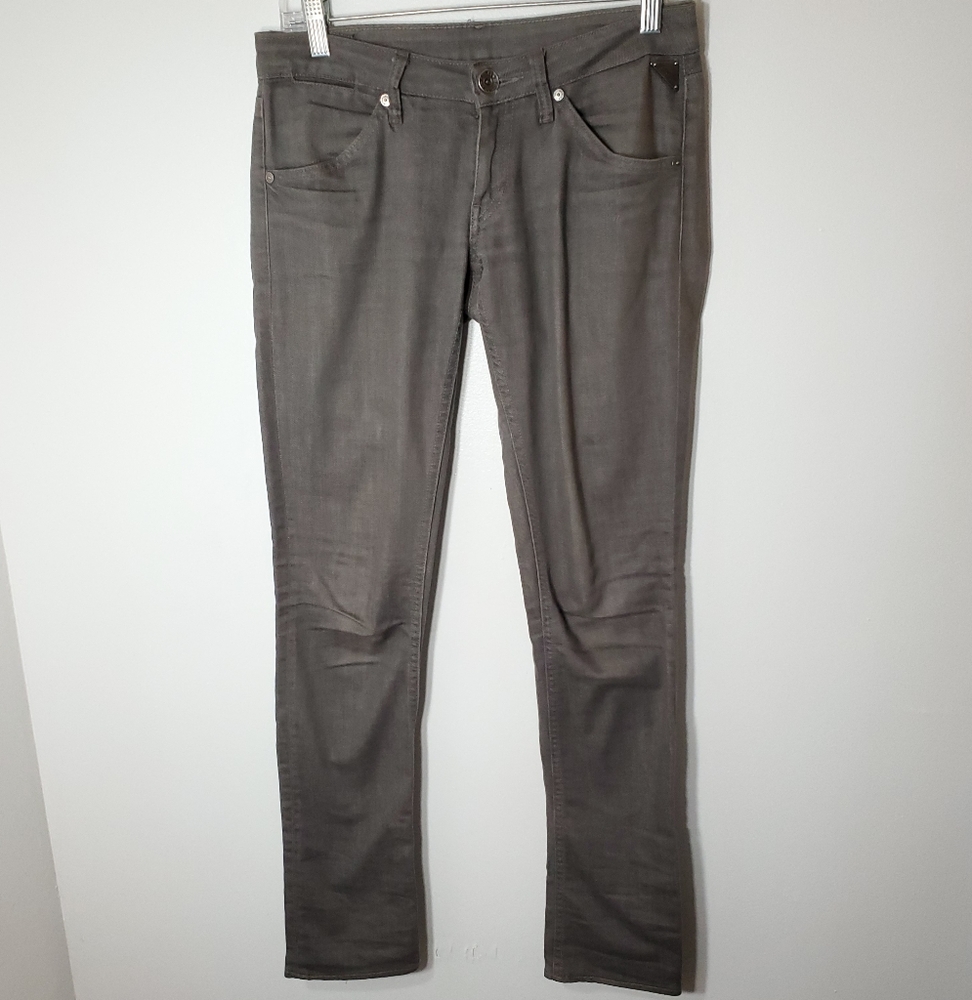 Vintage Replay Low Rise Skinny Gray Jeans 27